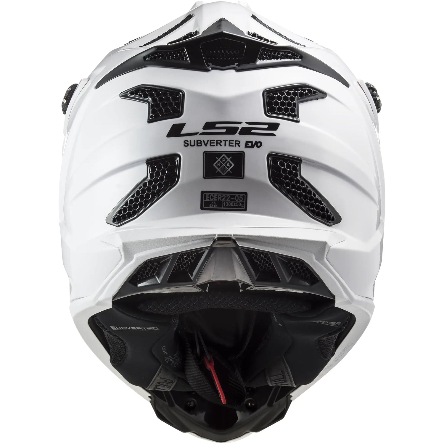 Casco LS2 MX700 Subverter Evo II Solid - Blanco Brillo