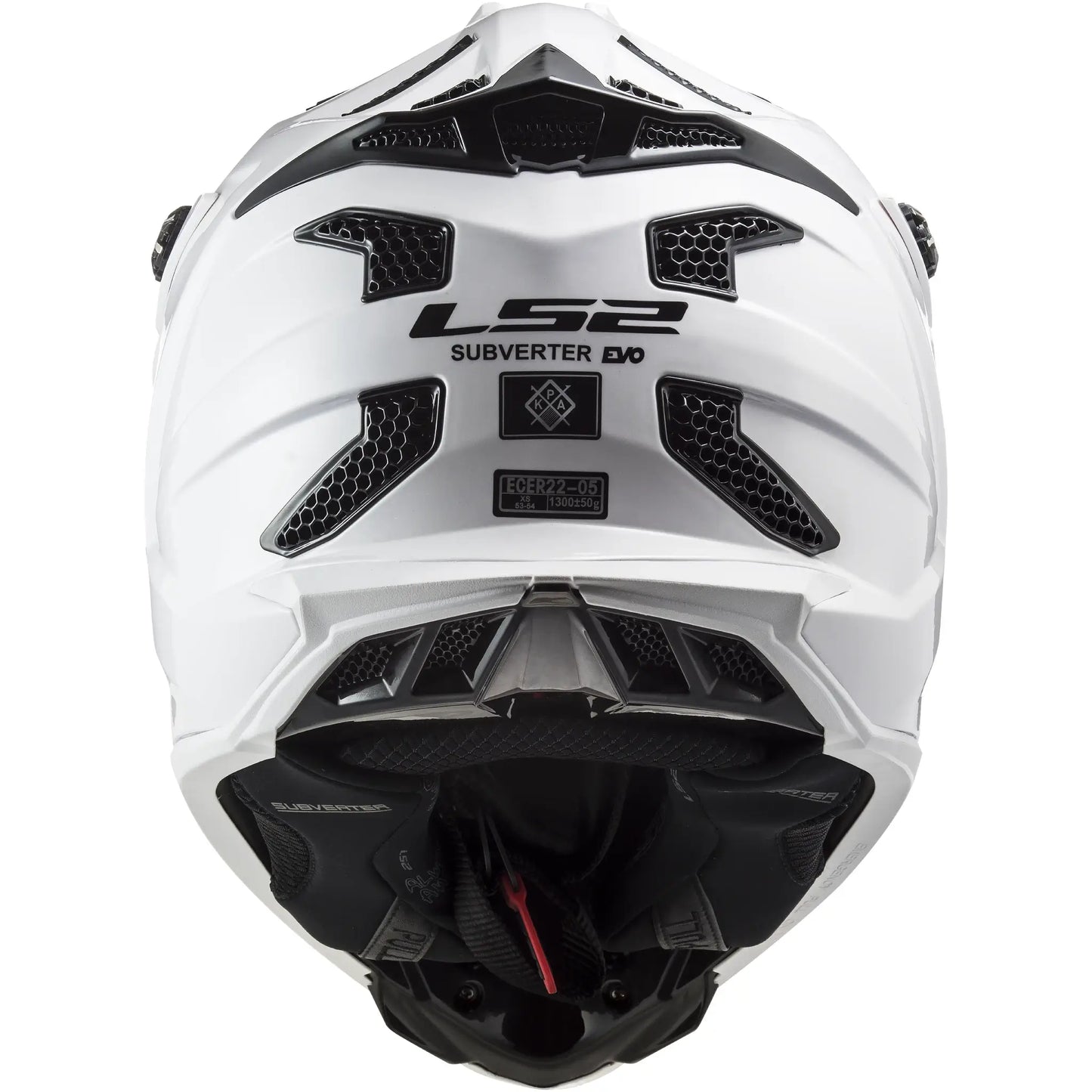 Casco LS2 MX700 Subverter Evo II Solid - Blanco Brillo