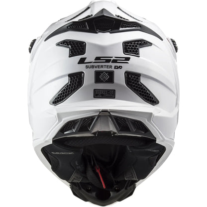 Casco LS2 MX700 Subverter Evo II Solid - Blanco Brillo