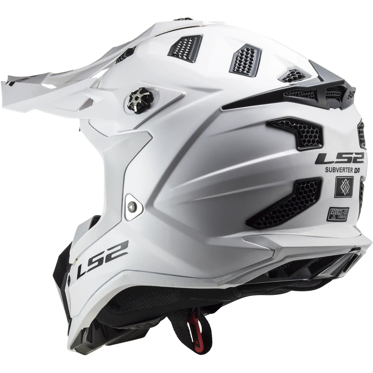 Casco LS2 MX700 Subverter Evo II Solid - Blanco Brillo