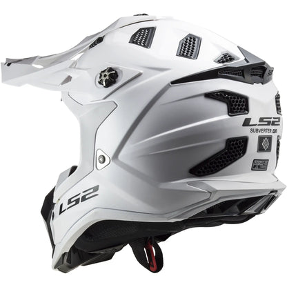 Casco LS2 MX700 Subverter Evo II Solid - Blanco Brillo