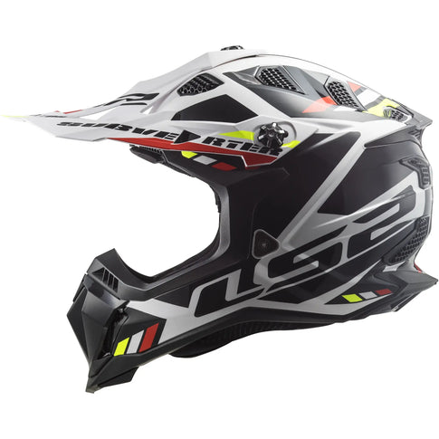Casco LS2 MX700 Subverter Evo II Stomp - Negro/Blanco
