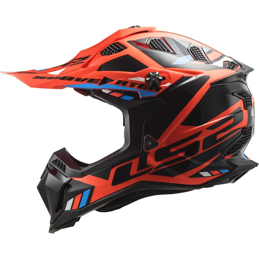 Casco LS2 MX700 Subverter Evo II Stomp - Negro/Naranja