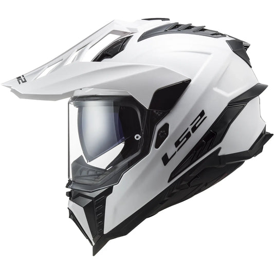 Casco LS2 MX701 Explorer Solid - Blanco Brillo