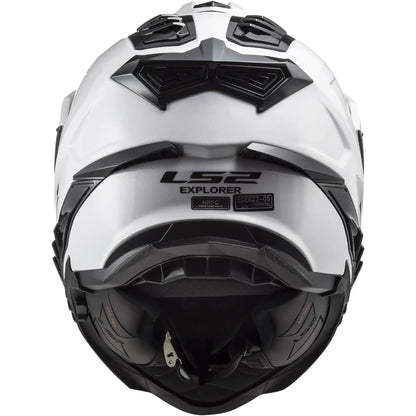 Casco LS2 MX701 Explorer Solid - Blanco Brillo