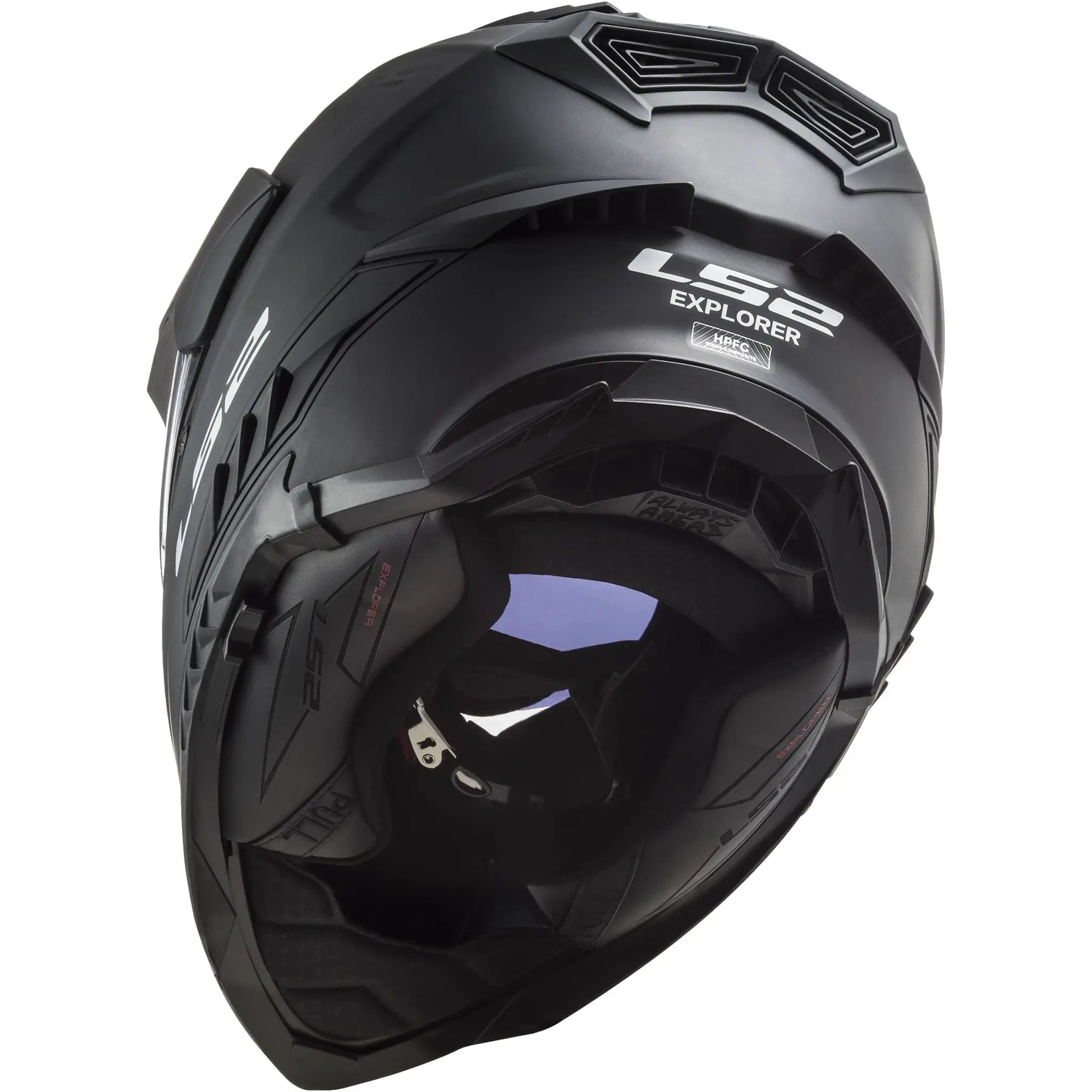 Casco LS2 MX701 Explorer Solid - Negro Mate