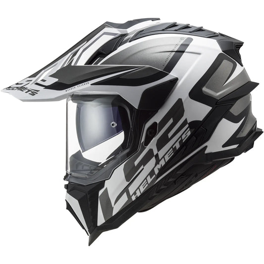 Casco LS2 MX701 Explorer Alter - Negro/Blanco