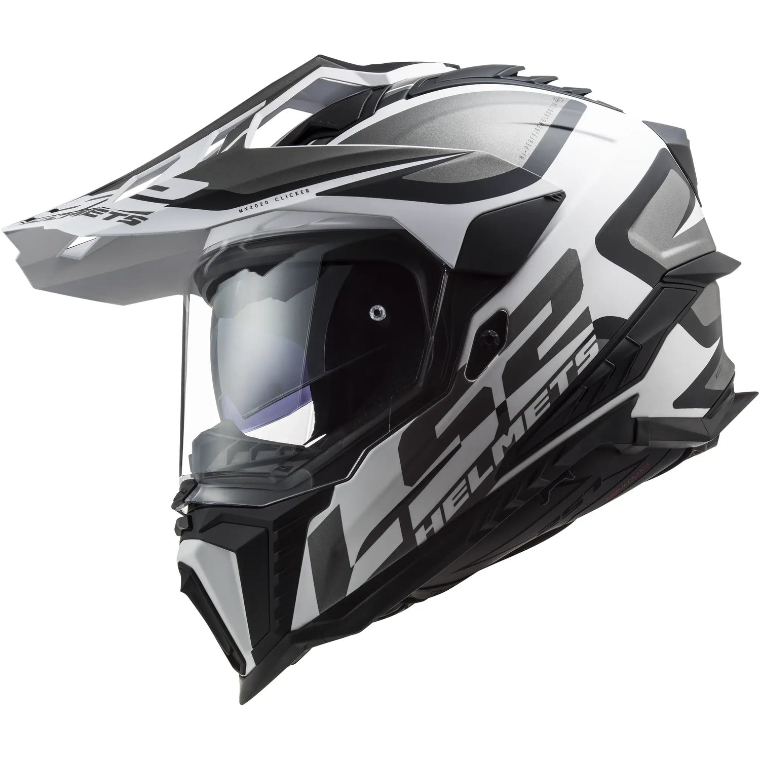 Casco LS2 MX701 Explorer Alter - Negro/Blanco