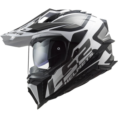 Casco LS2 MX701 Explorer Alter - Negro/Blanco