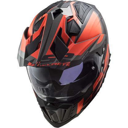 Casco LS2 MX701 Explorer Alter - Negro/Naranja