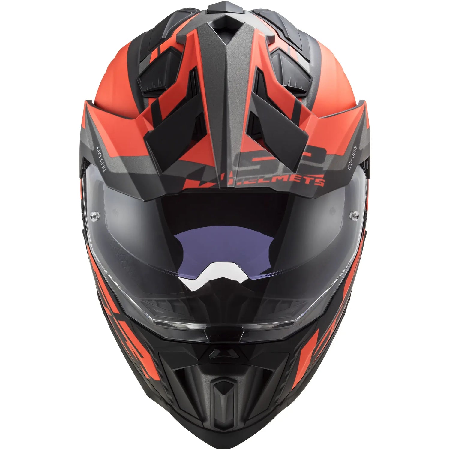 Casco LS2 MX701 Explorer Alter - Negro/Naranja