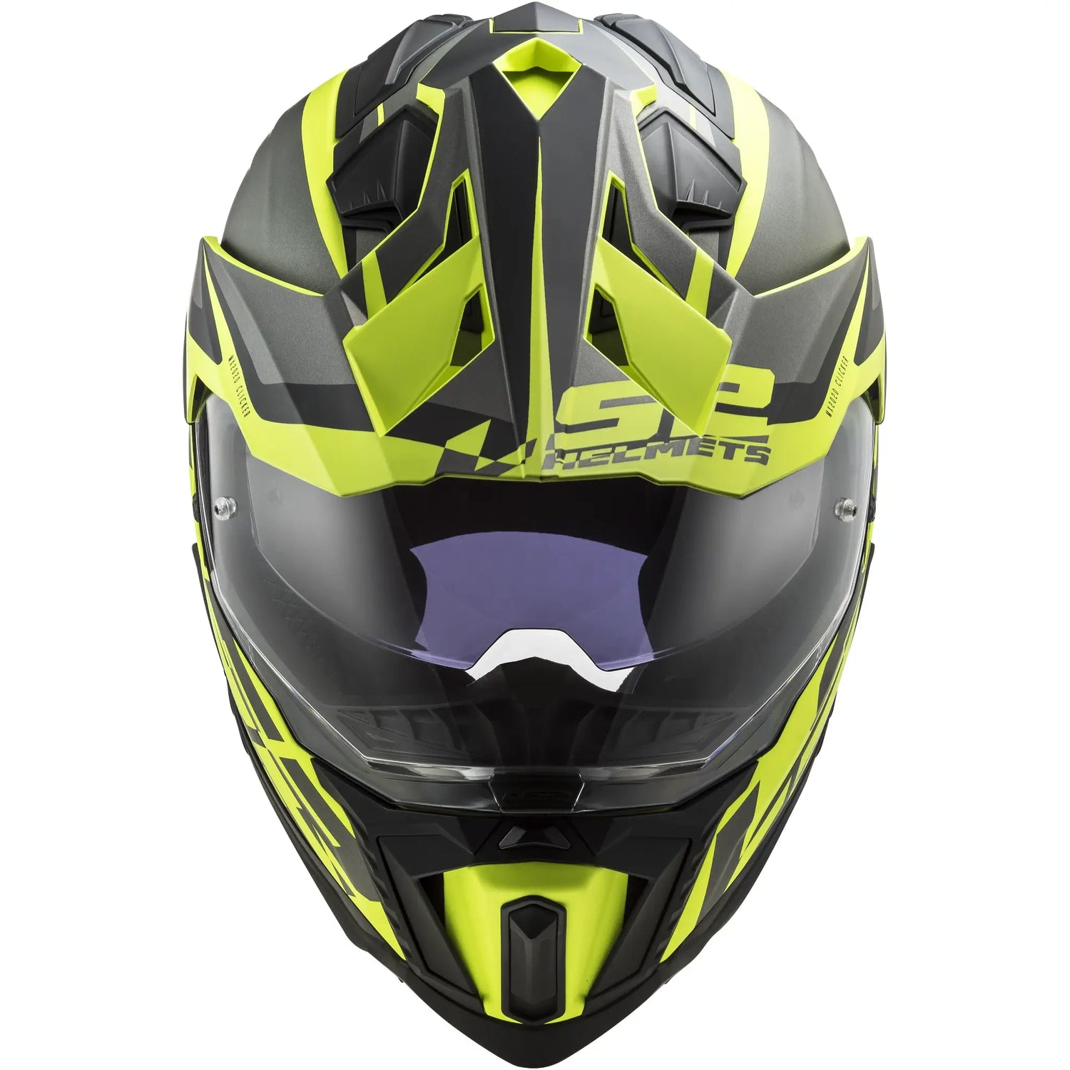 Casco LS2 MX701 Explorer Alter - Negro/Amarillo