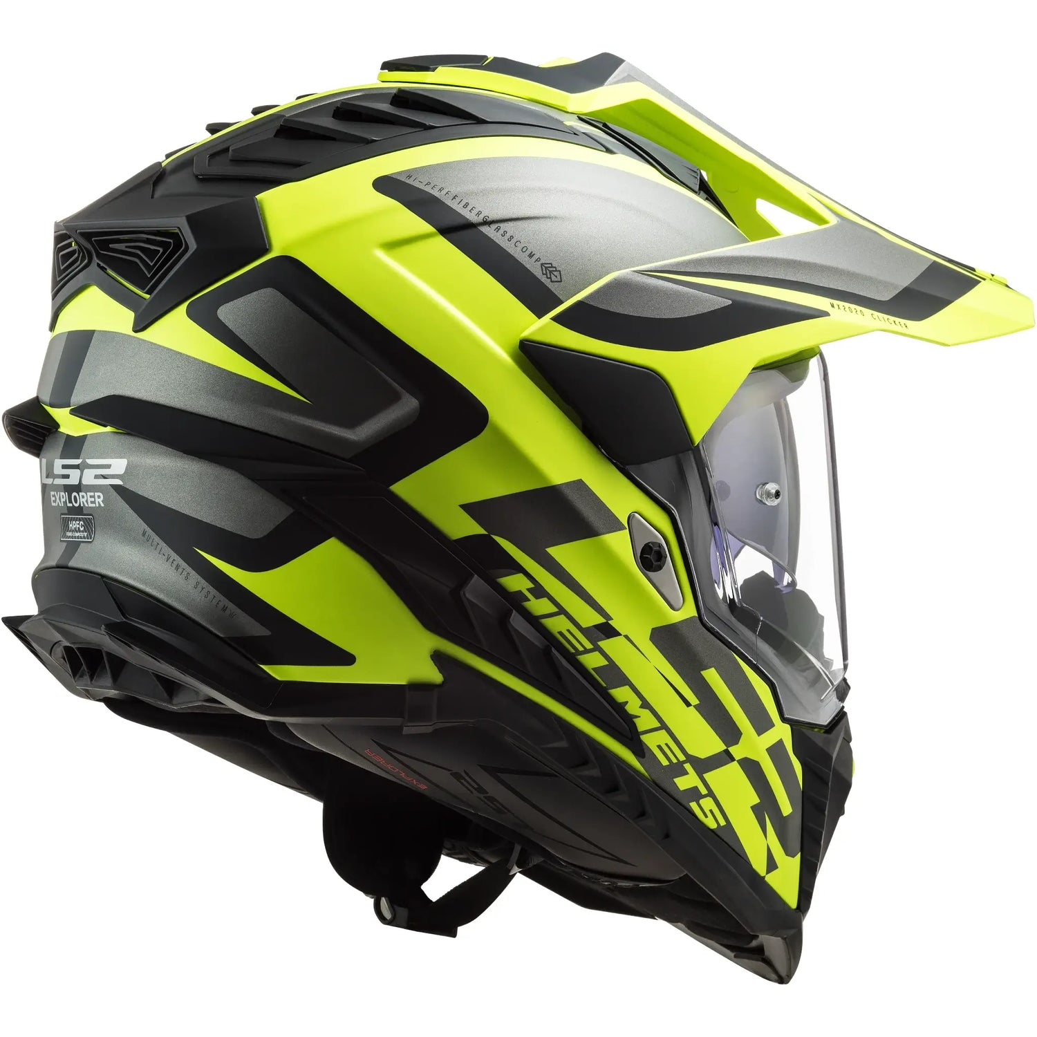 Casco LS2 MX701 Explorer Alter - Negro/Amarillo