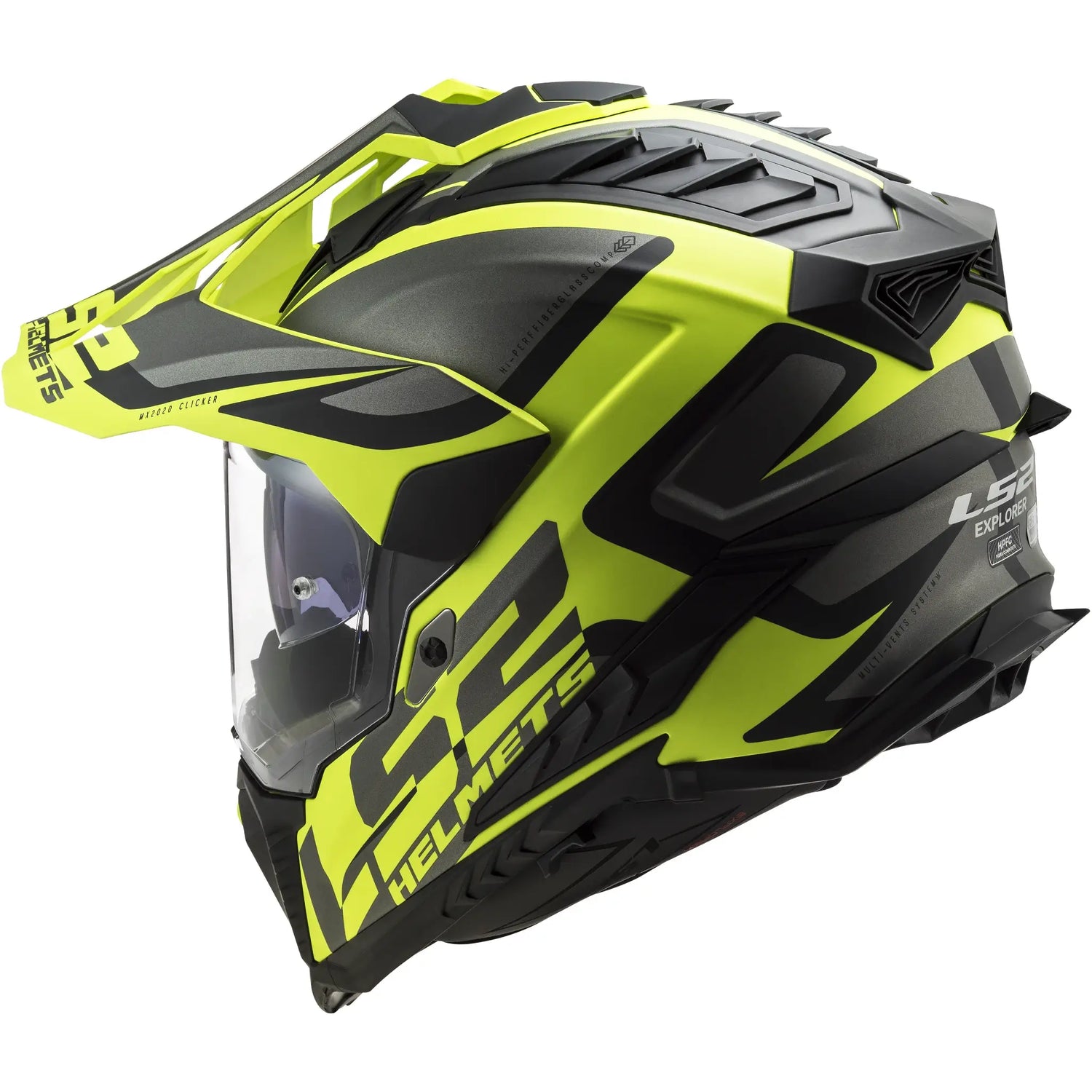 Casco LS2 MX701 Explorer Alter - Negro/Amarillo