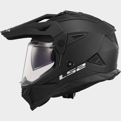 LS2 MX702 Pioneer II Solid cross helmet - matte black