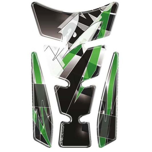 Protector depósito Wings Verde Kawasaki PUIG 4720V