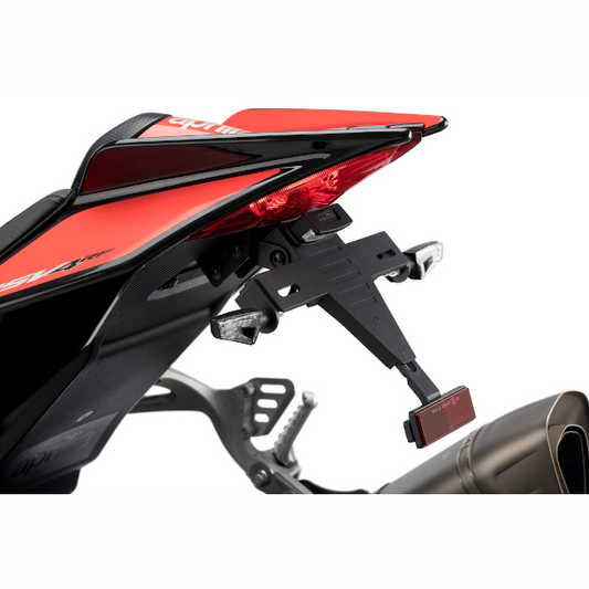 Soporte matrícula Negro Aprilia RSV4/rf/rr/fac/tuono V4R/rr/fact PUIG 4978N