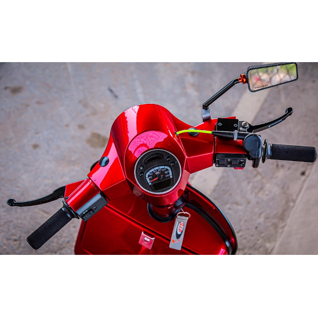 Black digital odometer Vespa PK XL PX Iris/Disco 2.0 SIP