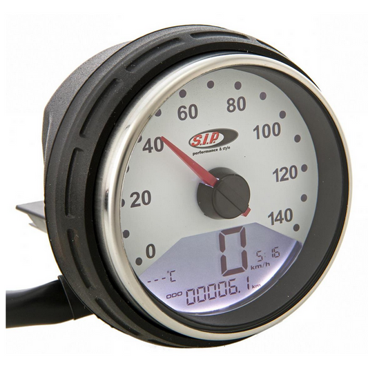 Compteur kilométrique numérique Vespa PK S/Junior cadran blanc 2.0 SIP