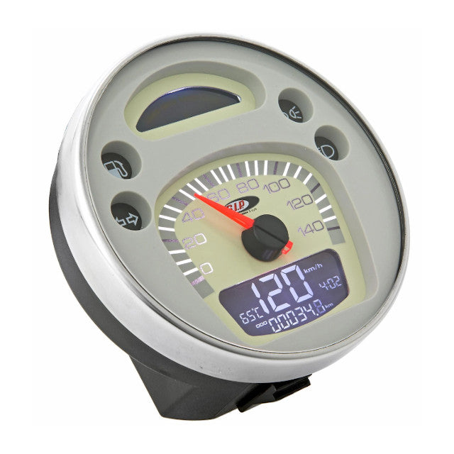 Compteur kilométrique digital blanc Vespa PK XL PX Iris/Disco 2.0 SIP