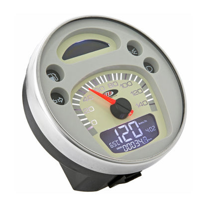 Compteur kilométrique digital blanc Vespa PK XL PX Iris/Disco 2.0 SIP