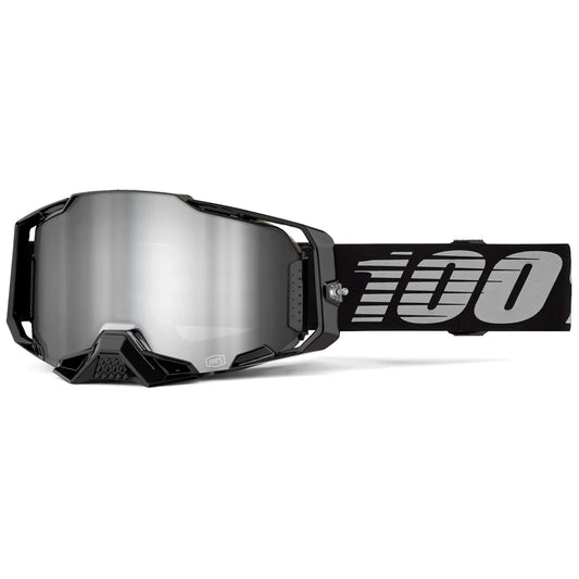 Gafas 100% Armega Black - Mirror Silver