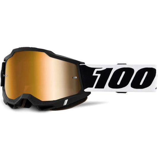 Óculos 100% Accuri 2 BLCK001 - Espelhado True Gold