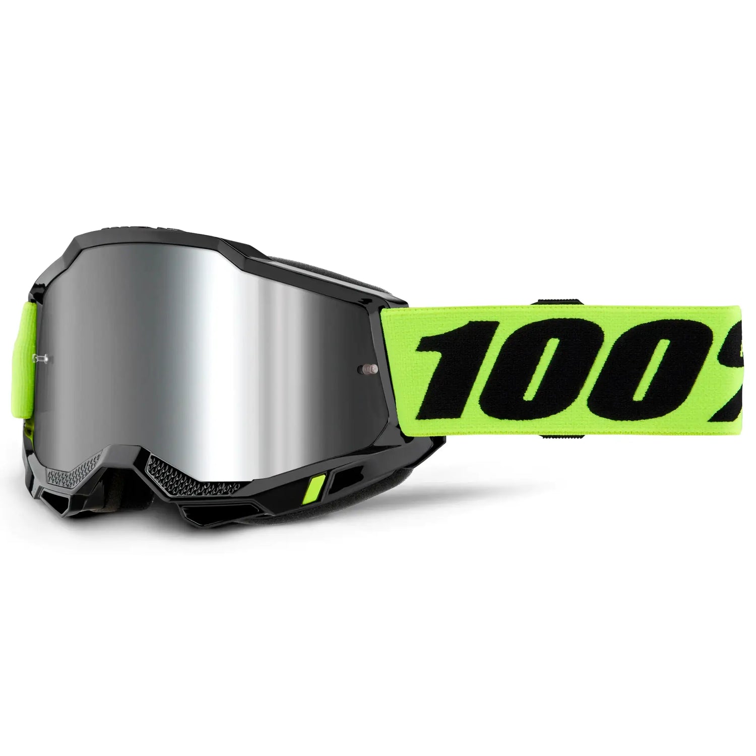 Gafas 100% Accuri 2 Junior Neon Yellow - Mirror Silver