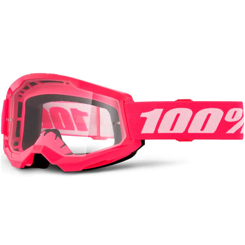 Gafas 100% Strata 2 Pink - Clear