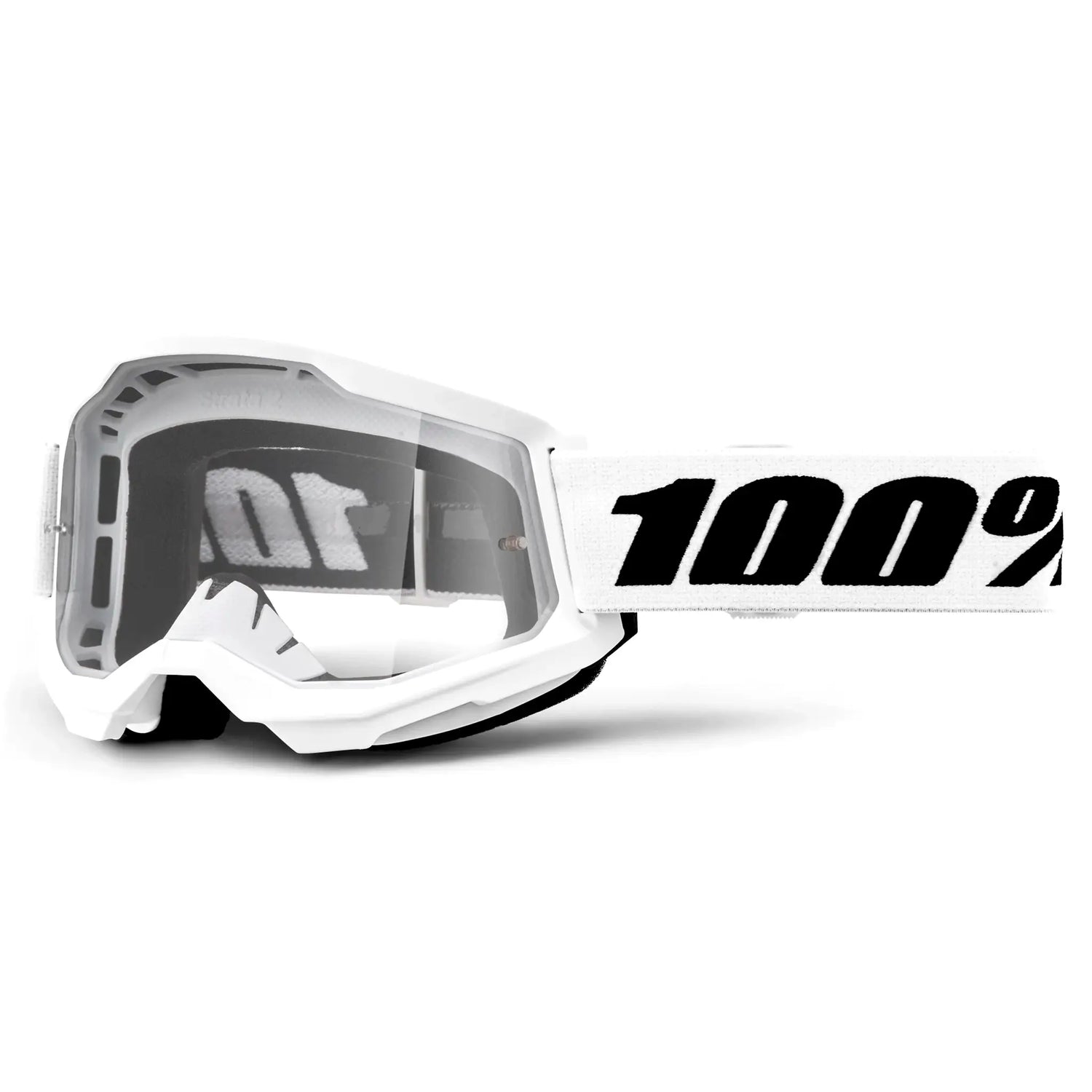 Gafas 100% Strata 2 White - Clear