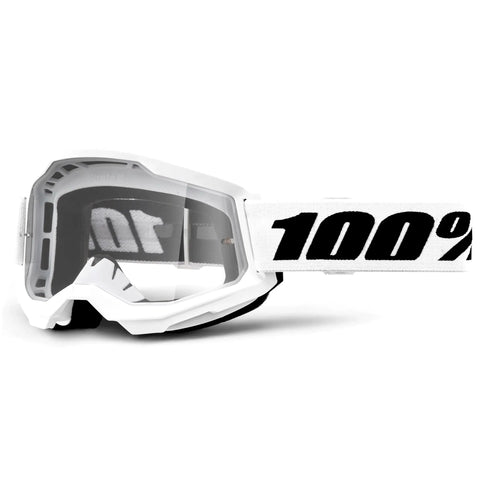 Gafas 100% Strata 2 White - Clear