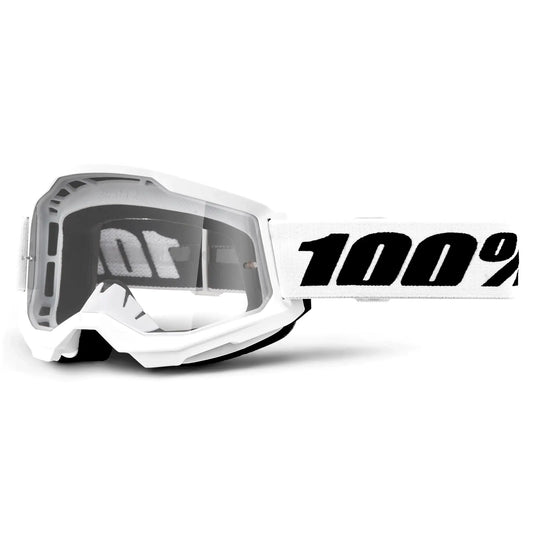 Gafas 100% Strata 2 White - Clear
