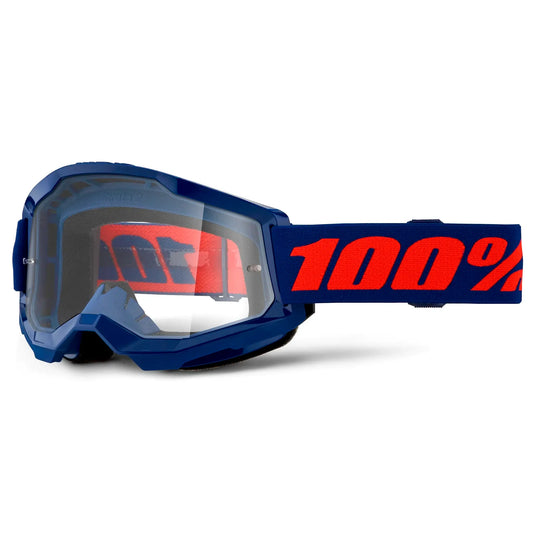 Gafas 100% Strata 2 Navy - Clear