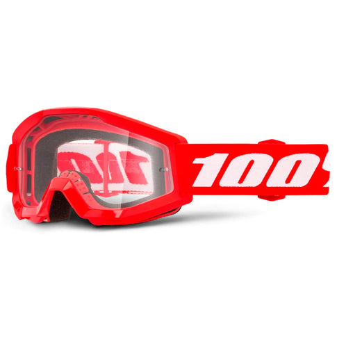 Gafas 100% Strata Mini Grom Red - Clear
