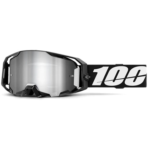 Gafas 100% ARmatic Black - Mirror Silver Flash