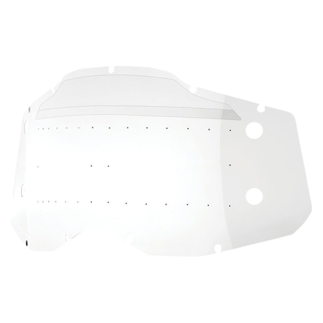 Cristal gafas sistema Roll-Off Offroad 100% Forecast Generation 2 - transparente con Bumps 59100-00001