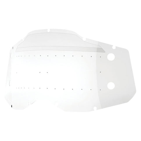 Cristal gafas sistema Roll-Off Offroad 100% Forecast Generation 2 - transparente con Bumps 59100-00001