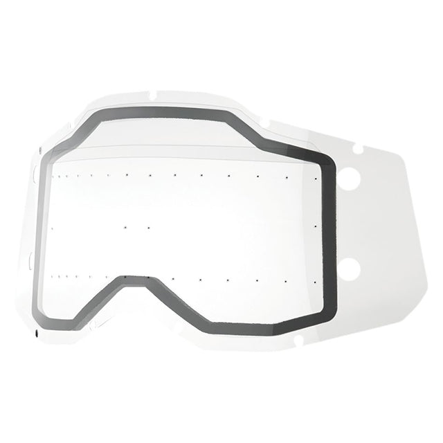 Cristal gafas doble sistema Roll-Off Offroad 100% Forecast Generation 2 - transparente 59101-00001