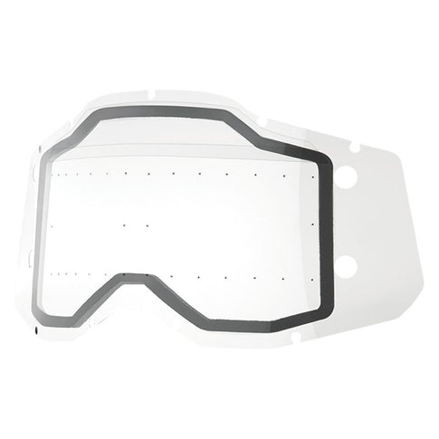 Cristal gafas doble sistema Roll-Off Offroad 100% Forecast Generation 2 - transparente 59101-00001