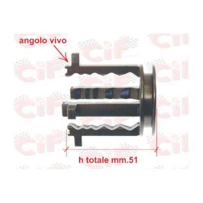 Cruceta cambio larga 47mm Vespa Primavera/Super/SL Cif
