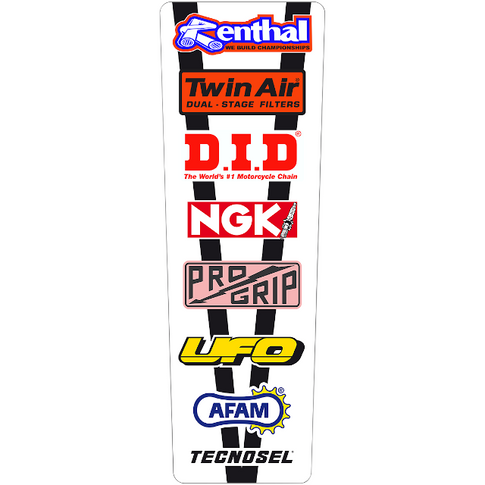 Tecnosel Vintage Rear Mudguard Sticker