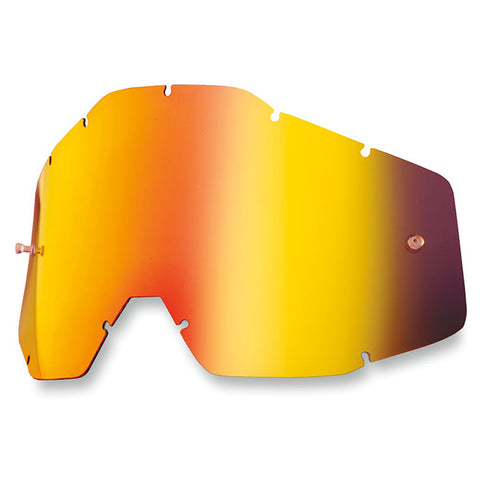 Cristal gafas Offroad 100% Generation 1 Infantil - espejo rojo ahumado 59018-00002