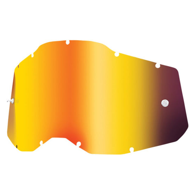 Cristal gafas Offroad 100% Generation 2 Infantil - espejo rojo ahumado 59107-00004