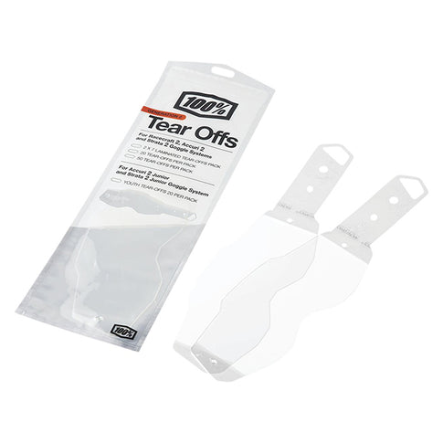 Tirables Tear-offs gafas Offroad 100% Generation 2 - 2 x 7 unidades. 59086-00001