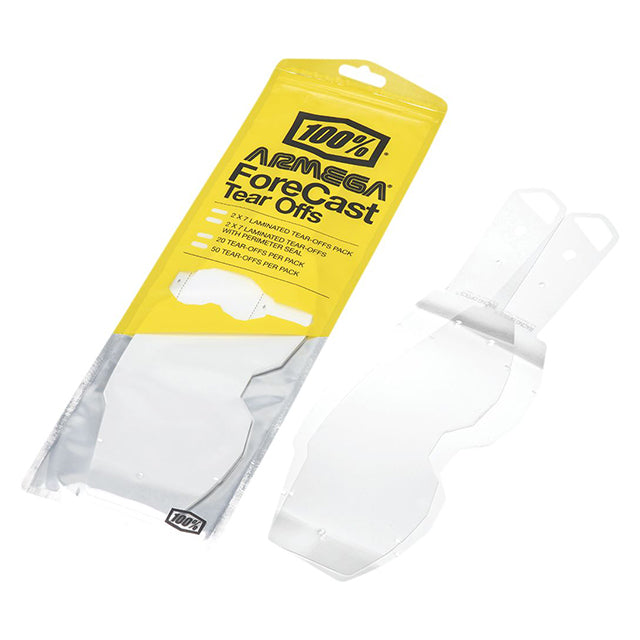 Tirables Tear-offs gafas Offroad 100% Armega Forecast - 20 unidades. 59065-00001