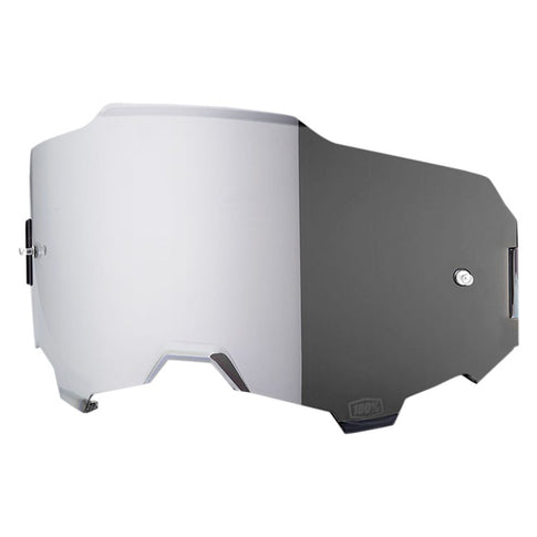 Cristal gafas Offroad 100% Armega - espejo plata