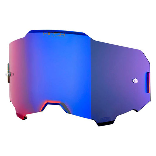 Cristal gafas hiper Offroad 100% Armega - espejo azul 59055-00001