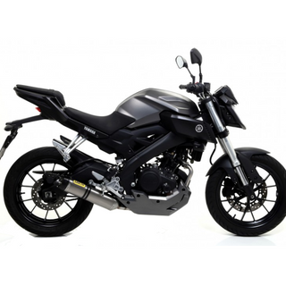 Échappement Arrow Slip-On Thunder Yamaha MT 125 14-19 aluminium-carbone