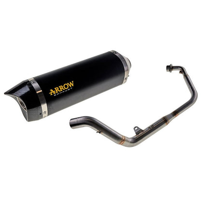 Escape Arrow completo Thunder Honda CB 125 R 21-22 - alumínio preto