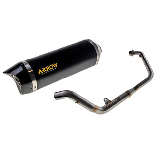 Escape Arrow completo Thunder Honda CB 125 R 21-22 - alumínio preto